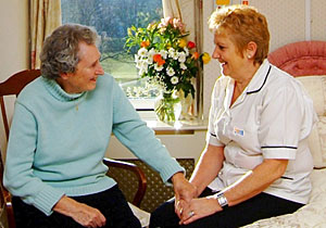 Personal home care services - nurse attending client